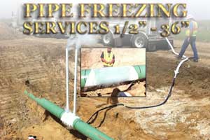 Pipe Freeze Plugging Services
